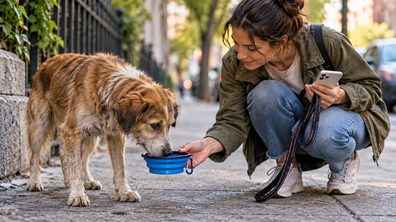 Achou um cachorro sozinho na rua? O passo a passo para ajudar sem piorar