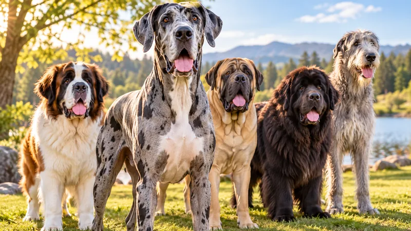 10 raças gigantes de cachorro: tamanho, temperamento e cuidados