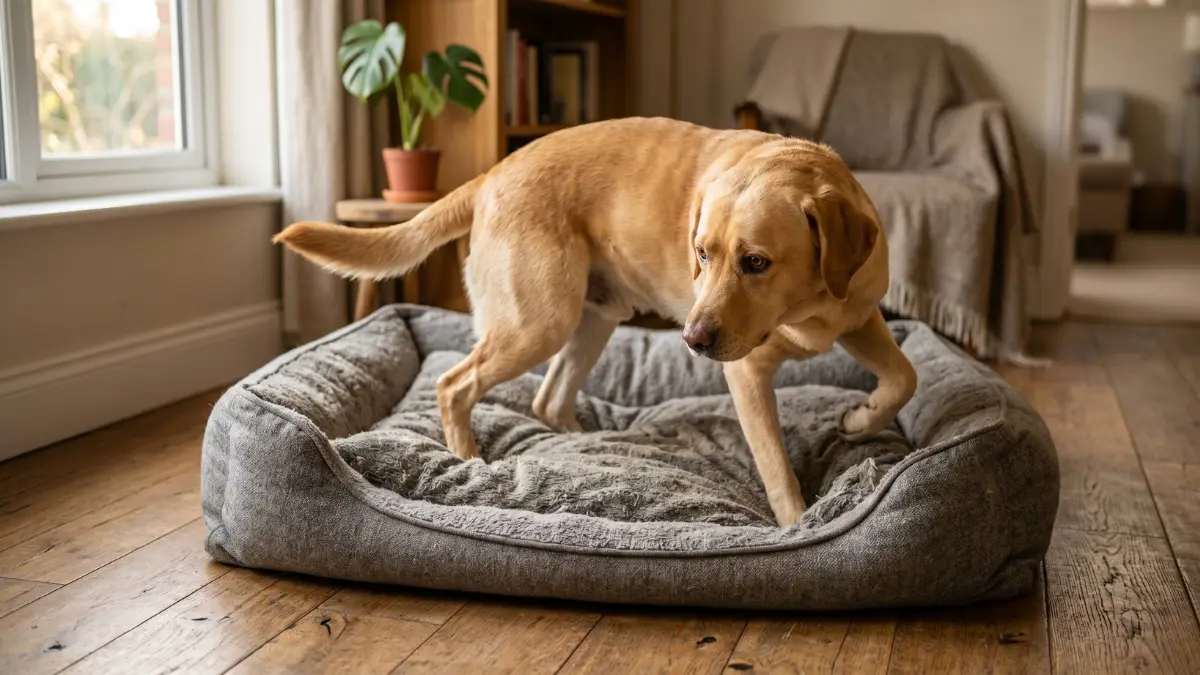 Por que os cachorros rodam antes de deitar? A ciência finalmente explicou