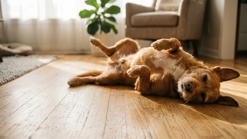 O que a posição de dormir do seu cão revela sobre a personalidade dele