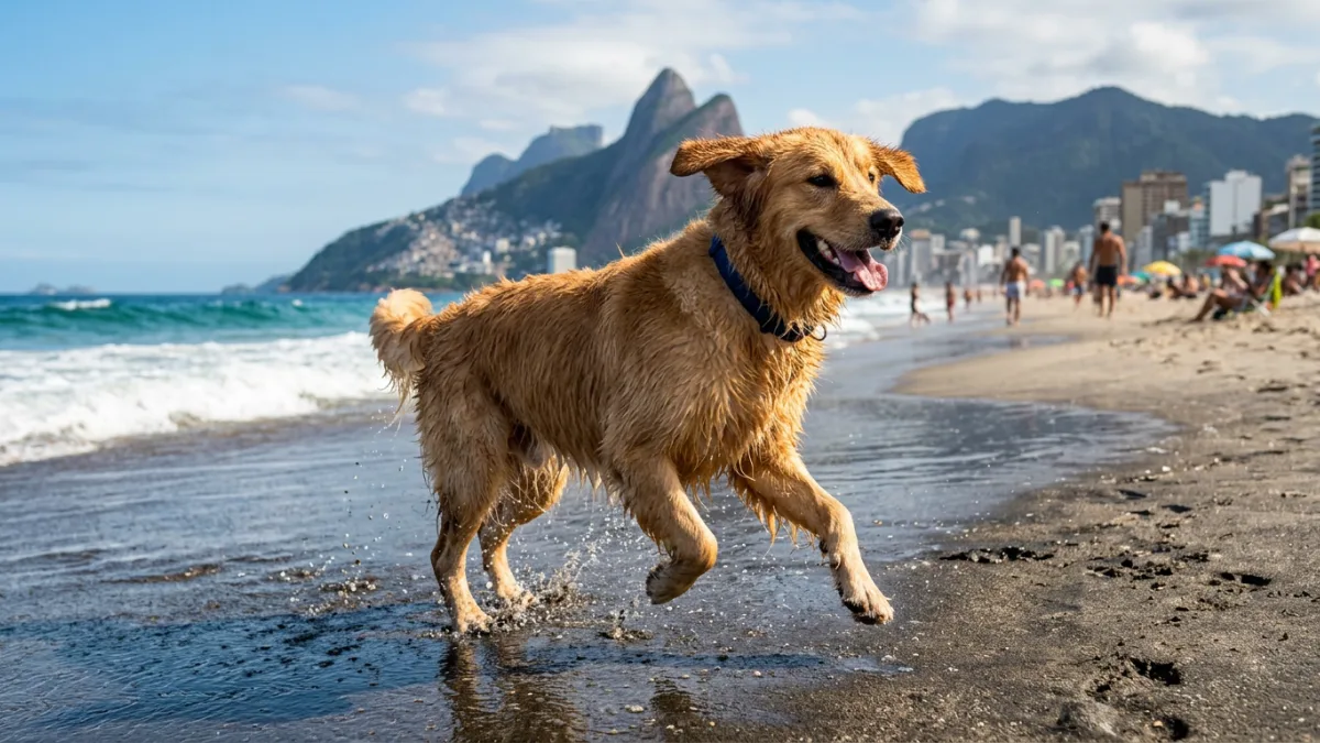As 5 melhores praias Pet Friendly no Rio para levar seu Golden sem dor de cabeça